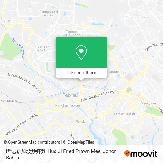 哗记新加坡炒虾麵 Hua Ji Fried Prawn Mee map