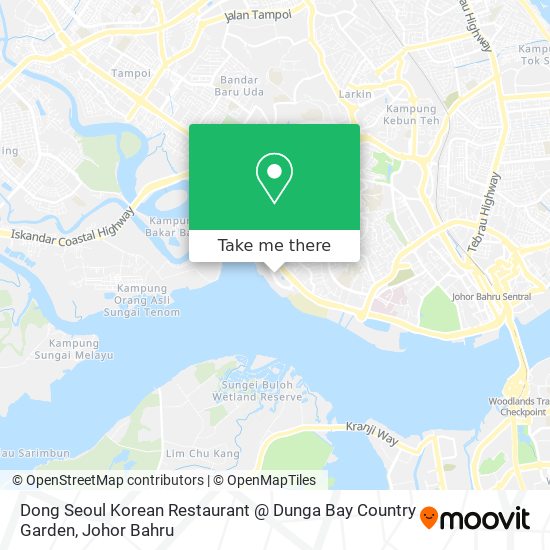 Dong Seoul Korean Restaurant @ Dunga Bay Country Garden map