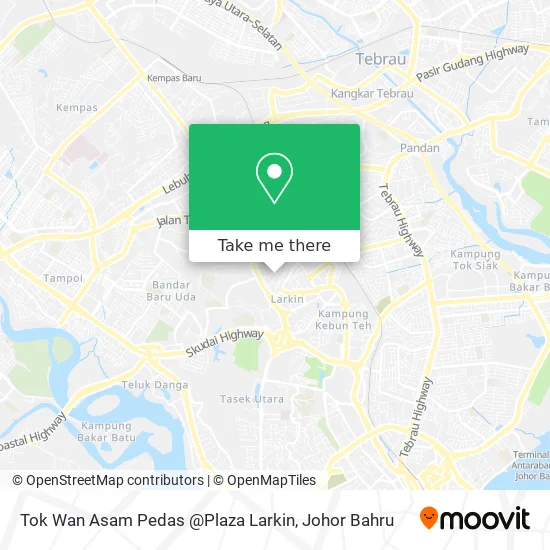 Tok Wan Asam Pedas @Plaza Larkin map