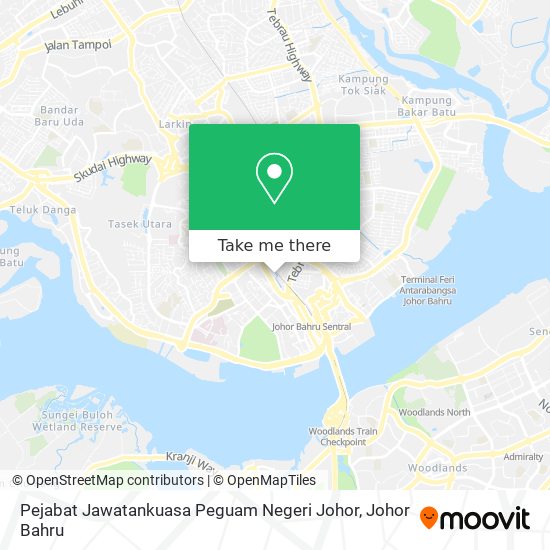 Pejabat Jawatankuasa Peguam Negeri Johor map