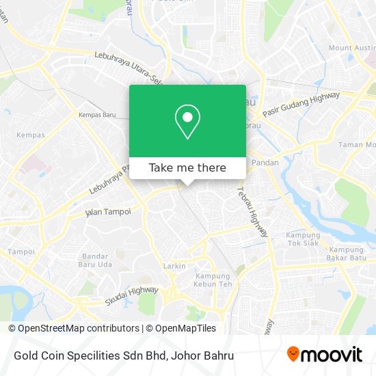 Gold Coin Specilities Sdn Bhd map