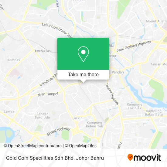 Gold Coin Specilities Sdn Bhd map