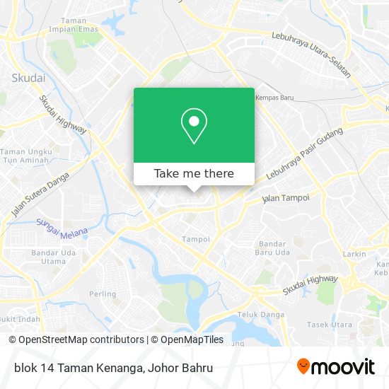 blok 14 Taman Kenanga map