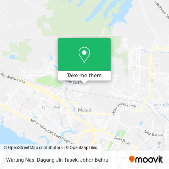 Warung Nasi Dagang Jln Tasek map