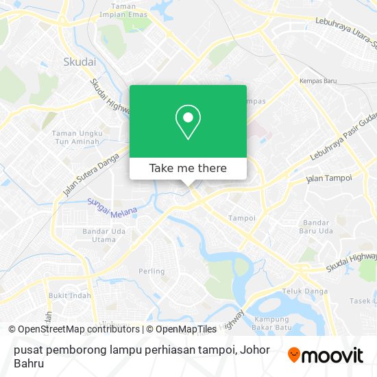 pusat pemborong lampu perhiasan tampoi map