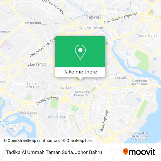 Tadika Al Ummah Taman Suria map