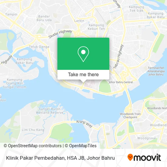 Klinik Pakar Pembedahan, HSA JB map