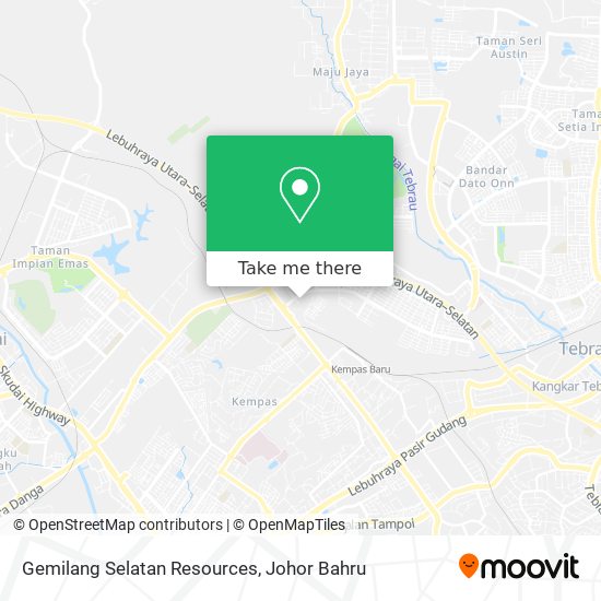 Gemilang Selatan Resources map
