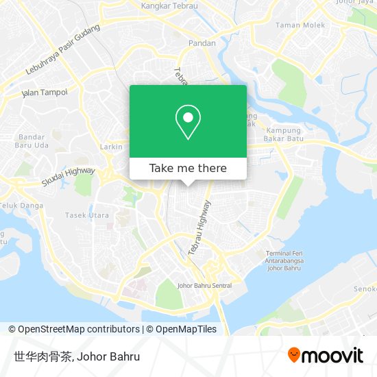 世华肉骨茶 map