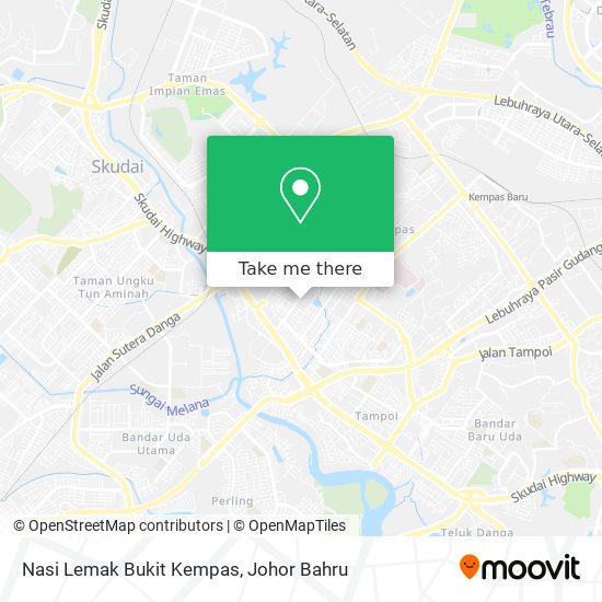 Nasi Lemak Bukit Kempas map