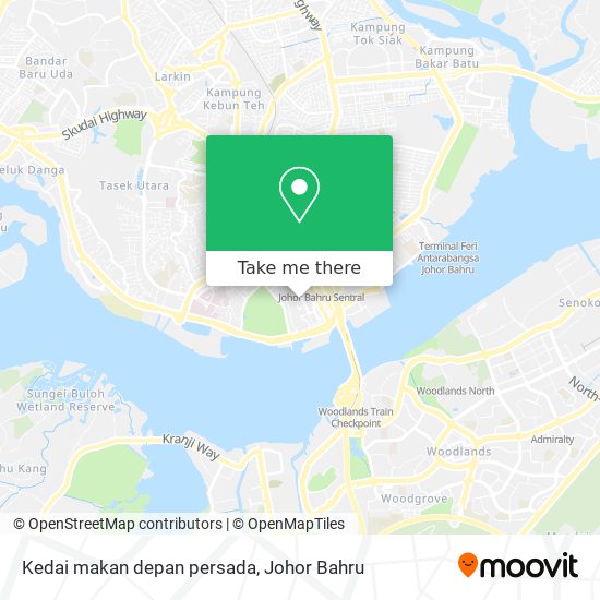Kedai makan depan persada map