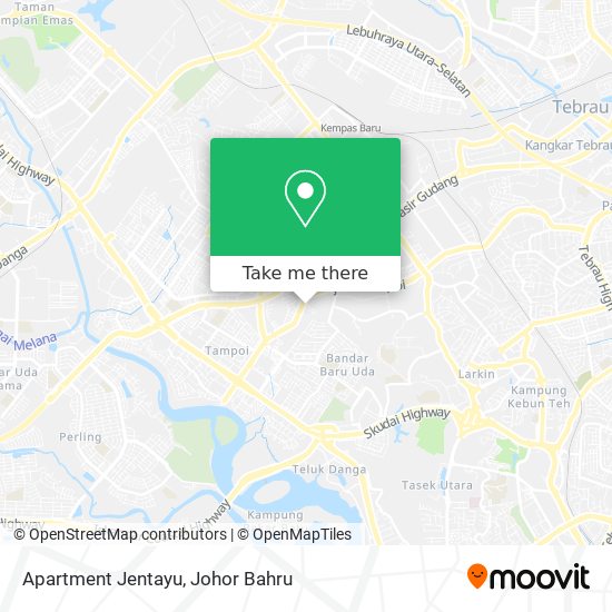 Apartment Jentayu map