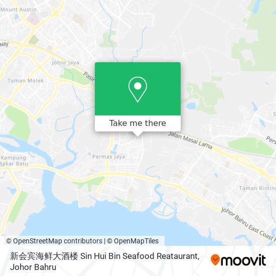 新会宾海鲜大酒楼 Sin Hui Bin Seafood Reataurant map