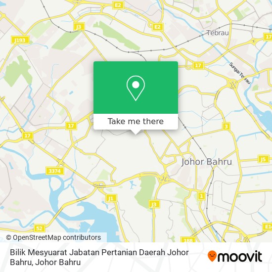 How To Get To Bilik Mesyuarat Jabatan Pertanian Daerah Johor Bahru In Johor Baharu By Bus