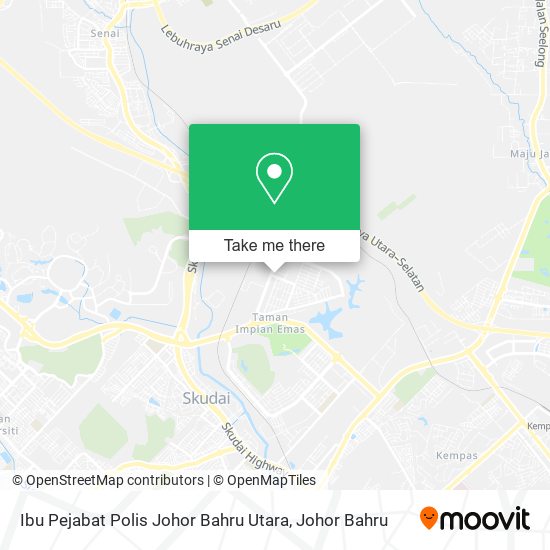 Ibu Pejabat Polis Johor Bahru Utara map