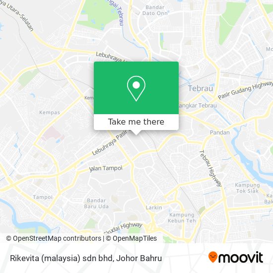 Rikevita (malaysia) sdn bhd map