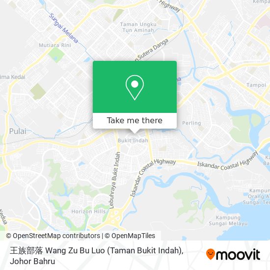 王族部落 Wang Zu Bu Luo (Taman Bukit Indah) map
