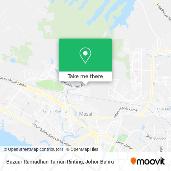 Bazaar Ramadhan Taman Rinting map