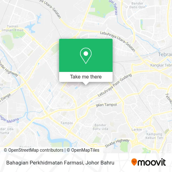 Bahagian Perkhidmatan Farmasi map