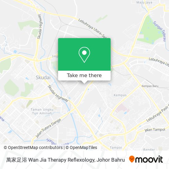 萬家足浴 Wan Jia Therapy Reflexology map