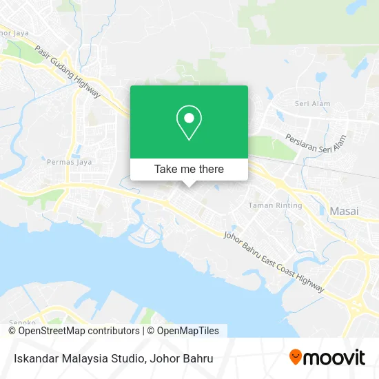 Iskandar Malaysia Studio map