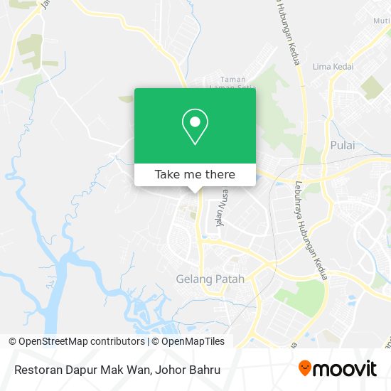 Restoran Dapur Mak Wan map