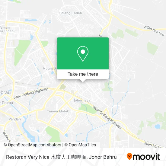 Restoran Very Nice 水饺大王咖哩面 map
