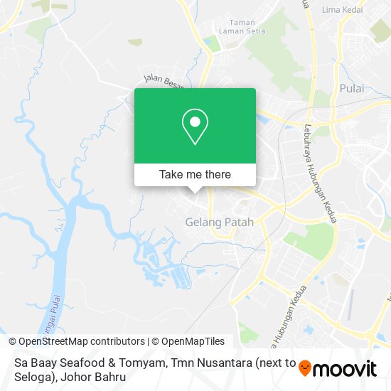 Sa Baay Seafood & Tomyam, Tmn Nusantara (next to Seloga) map