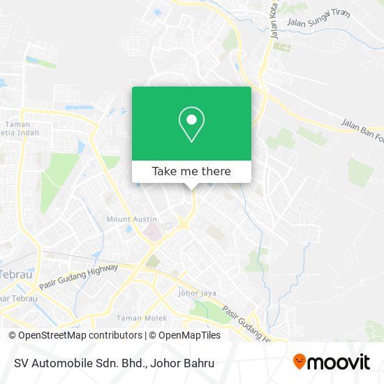 SV Automobile Sdn. Bhd. map