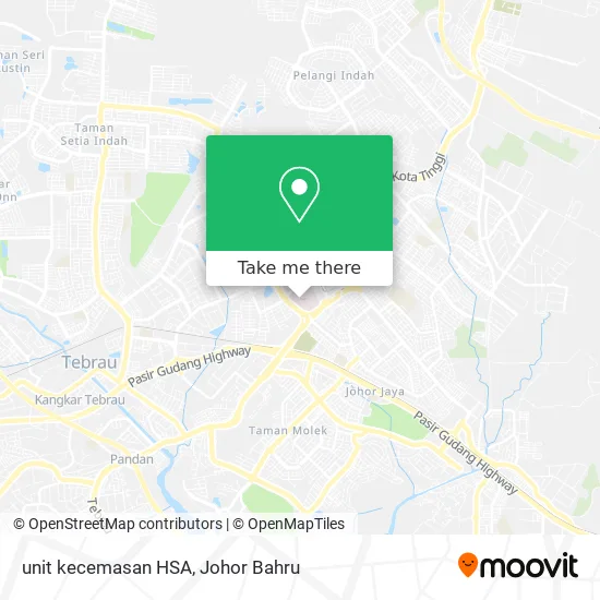 unit kecemasan HSA map