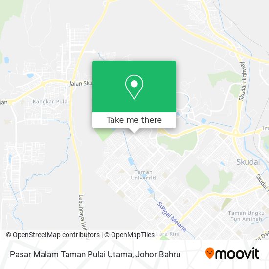 Pasar Malam Taman Pulai Utama map
