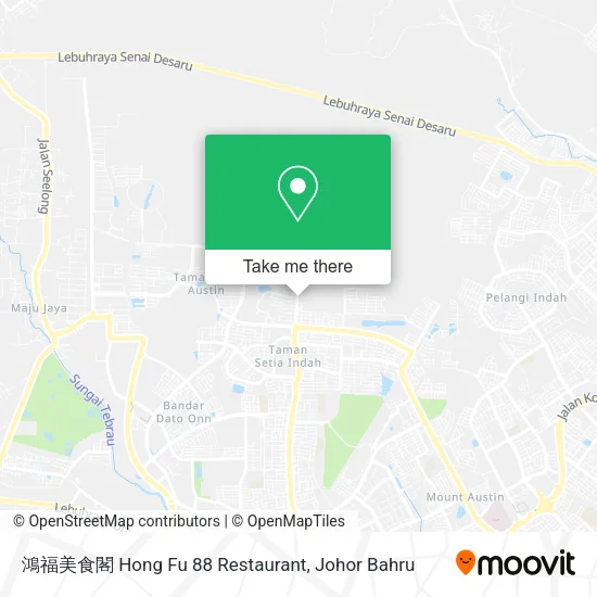 鴻福美食閣 Hong Fu 88 Restaurant map
