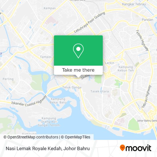 Nasi Lemak Royale Kedah map