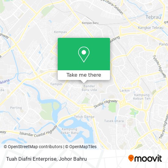 Tuah Diafni Enterprise map