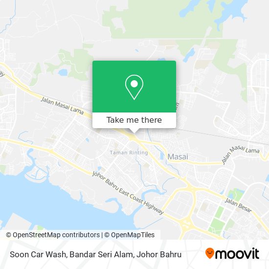 Soon Car Wash, Bandar Seri Alam map