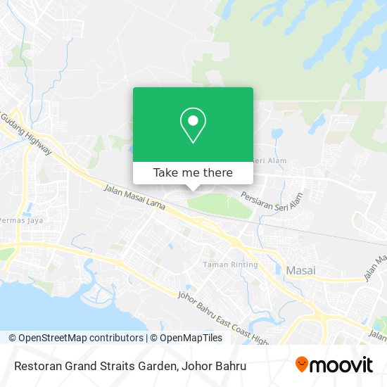 Restoran Grand Straits Garden map