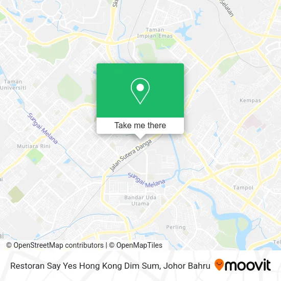 Restoran Say Yes Hong Kong Dim Sum map