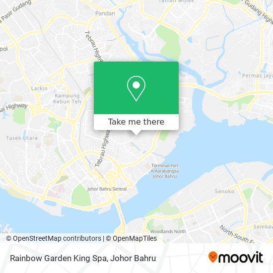 Rainbow Garden King Spa map
