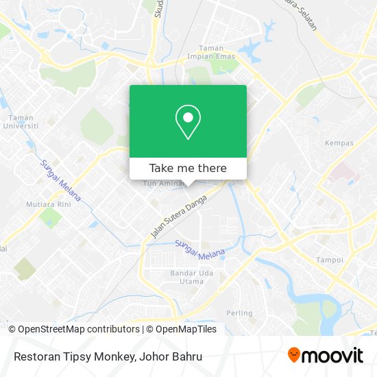 Restoran Tipsy Monkey map