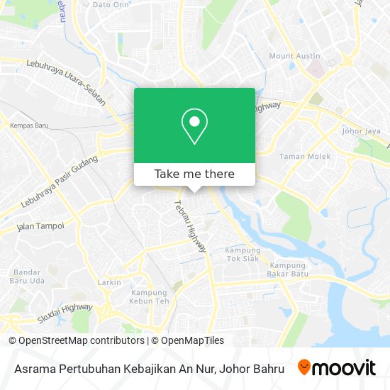 Asrama Pertubuhan Kebajikan An Nur map