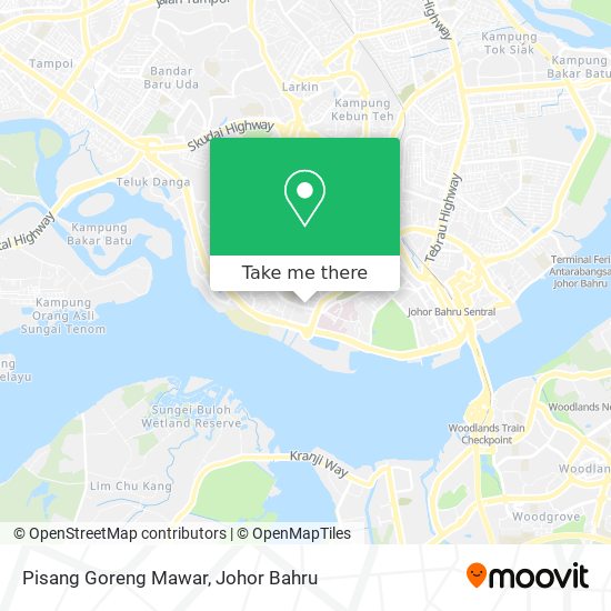 Pisang Goreng Mawar map