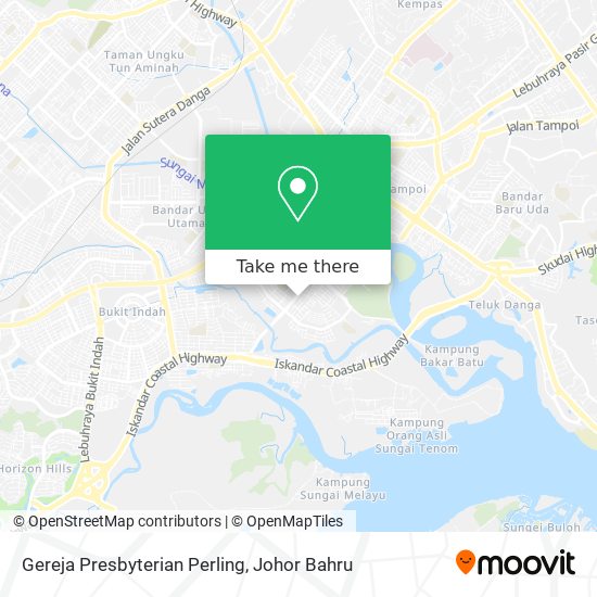 Gereja Presbyterian Perling map