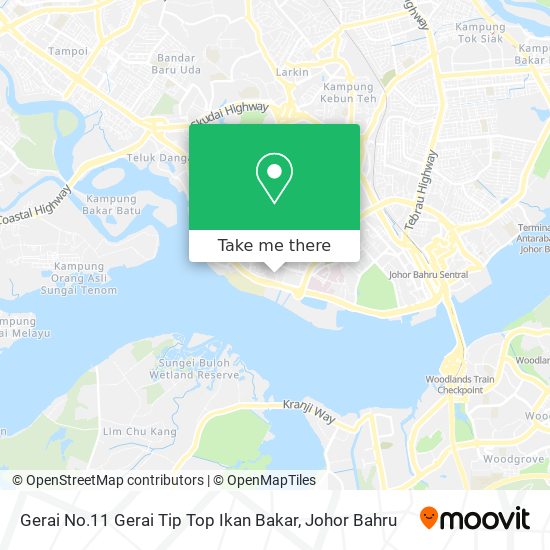 Gerai No.11 Gerai Tip Top Ikan Bakar map