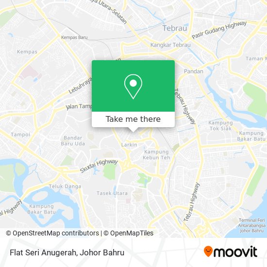 Flat Seri Anugerah map