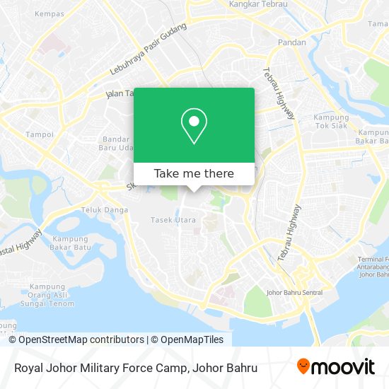 Royal Johor Military Force Camp map