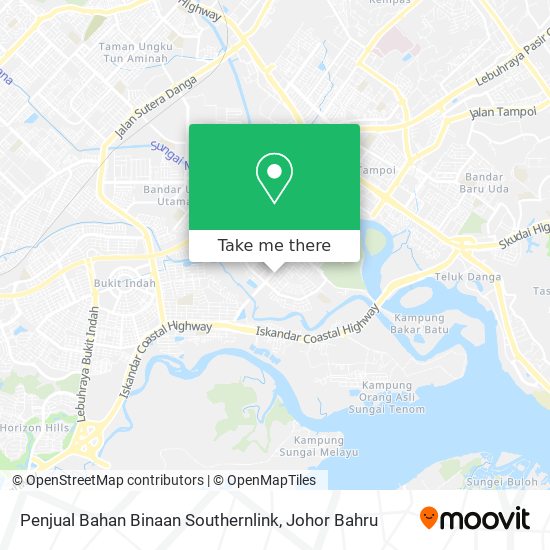 Penjual Bahan Binaan Southernlink map