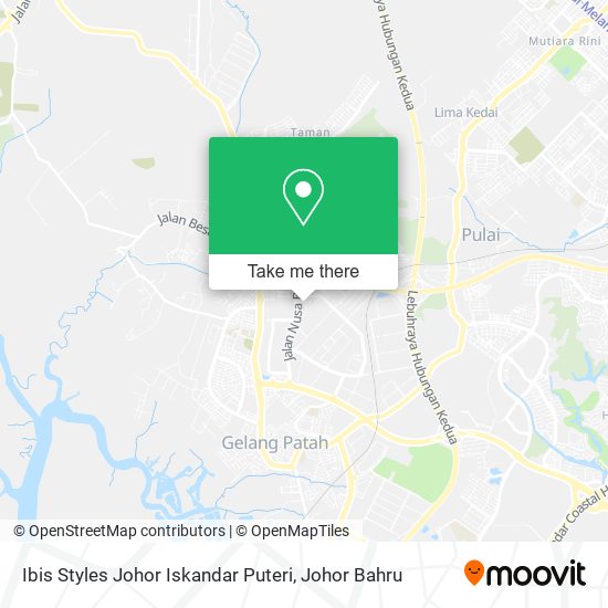 Ibis Styles Johor Iskandar Puteri map