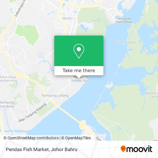 Pendas Fish Market map