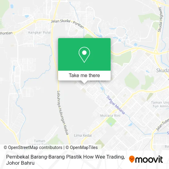 Pembekal Barang-Barang Plastik How Wee Trading map