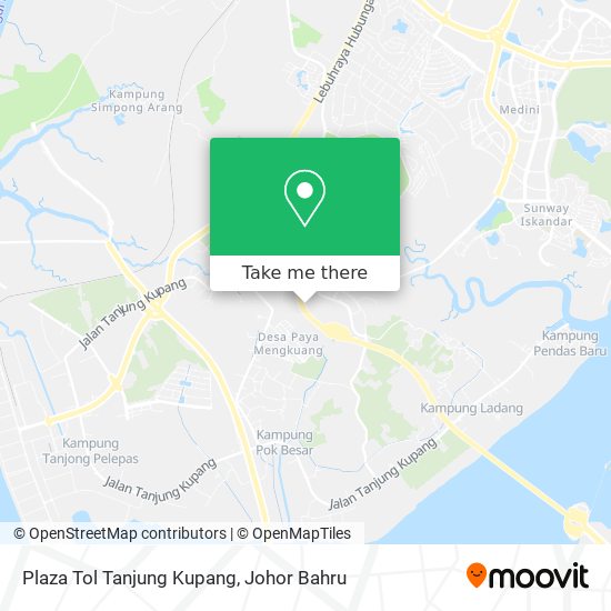 Plaza Tol Tanjung Kupang map